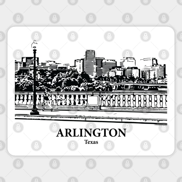 Arlington - Texas Magnet by Lakeric